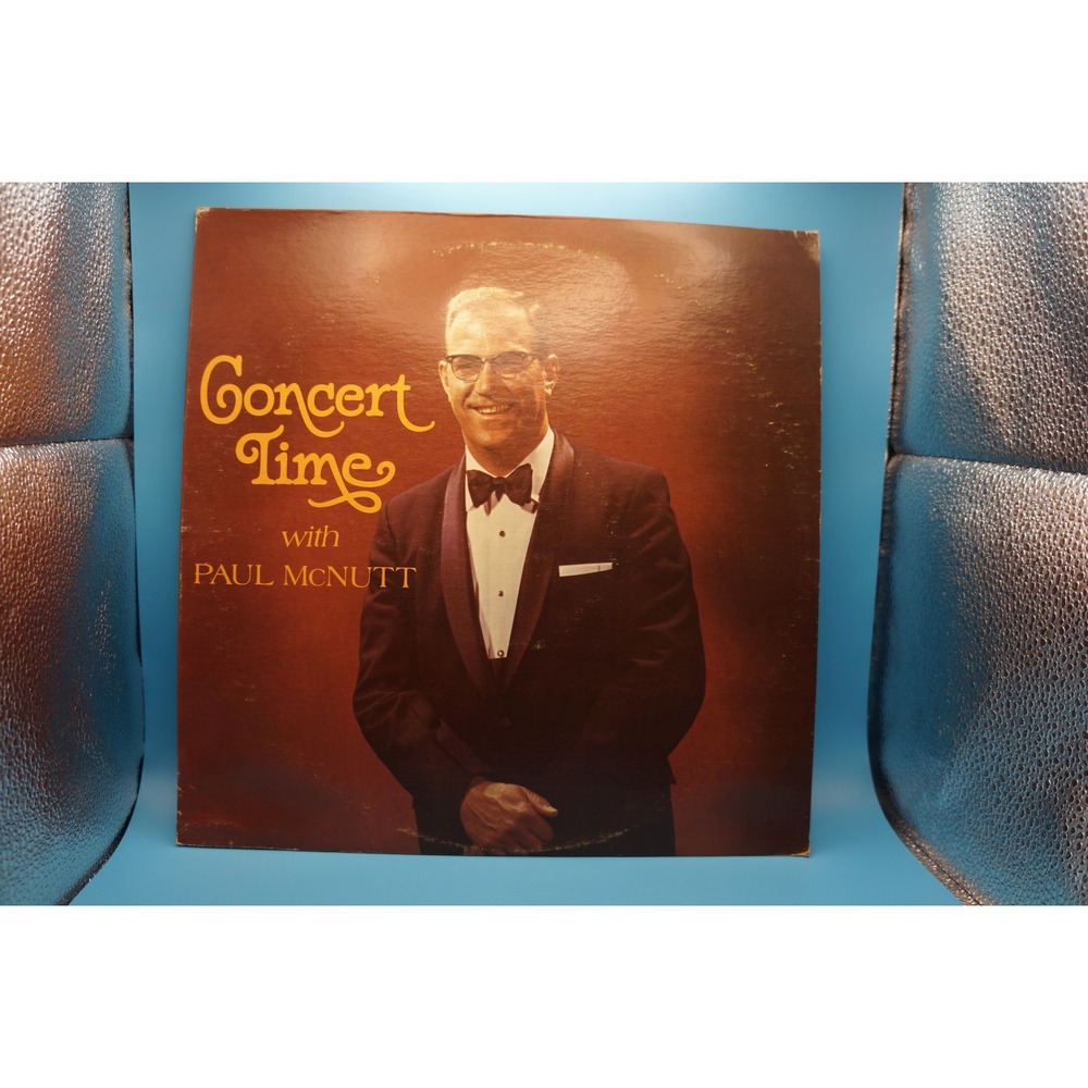 Concert Time with Paul McNutt Vinyl LP Record L-310 Baritone Vocal Sacred Music